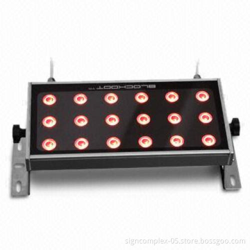 IP65 LED Wall Washer with 50W Power, 24V DC Working Voltage and 50° Beam Angle